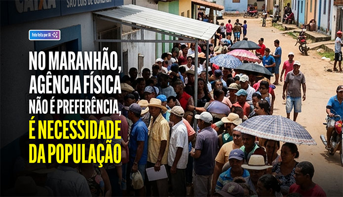 No Maranh�o ag�ncia f�sica n�o � prefer�ncia - � necessidade da popula��o